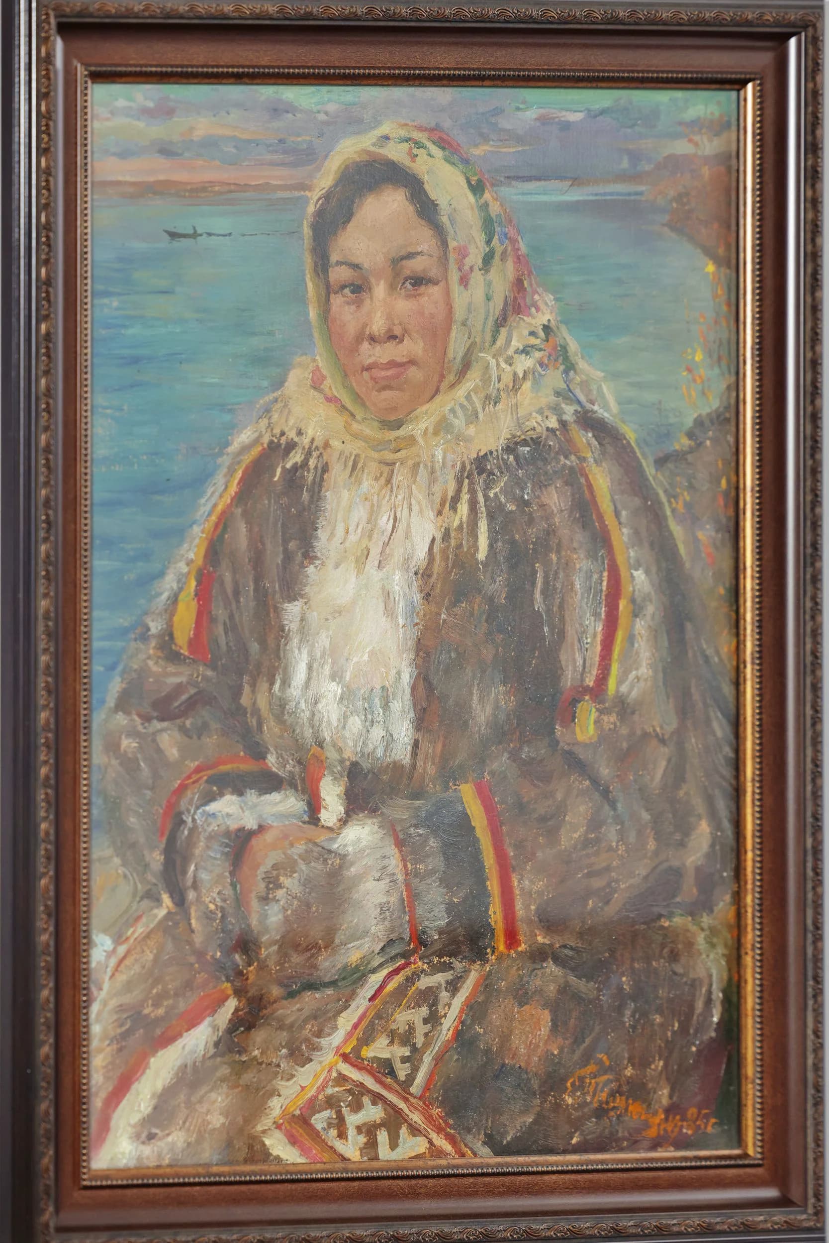 Художник Е.С. Пайманов. «Северянка» 1984 год