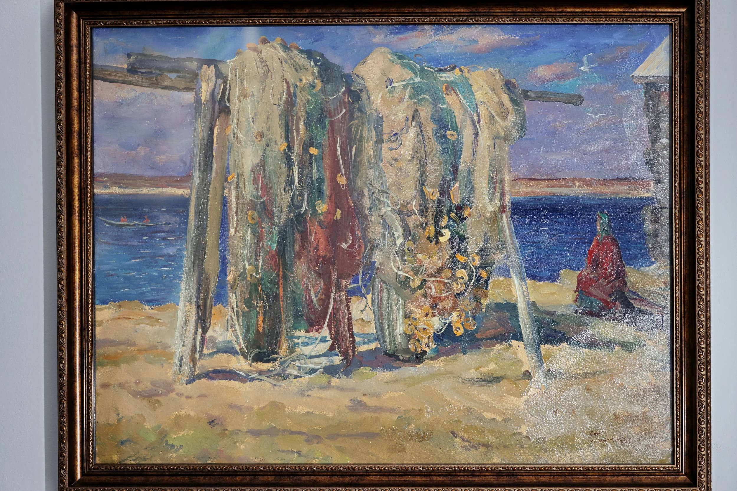 Художник Е.С. Пайманов. «Сети» 1985 год