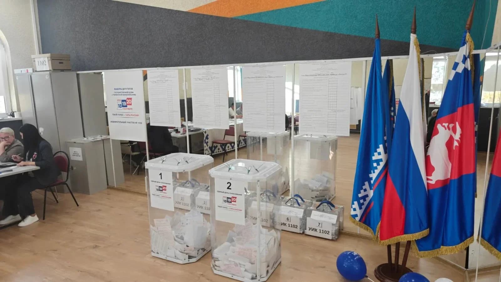 Избирательные участки закрылись. Тазовский район начал подсчет голосов